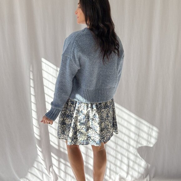 Sage The Label | Rhia Knit Open Cardigan | Blue - Picture 8 of 16